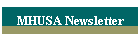 MHUSA Newsletter